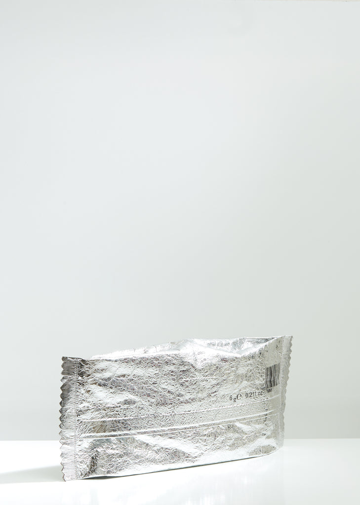 Crinkled Silver Candy Bag
