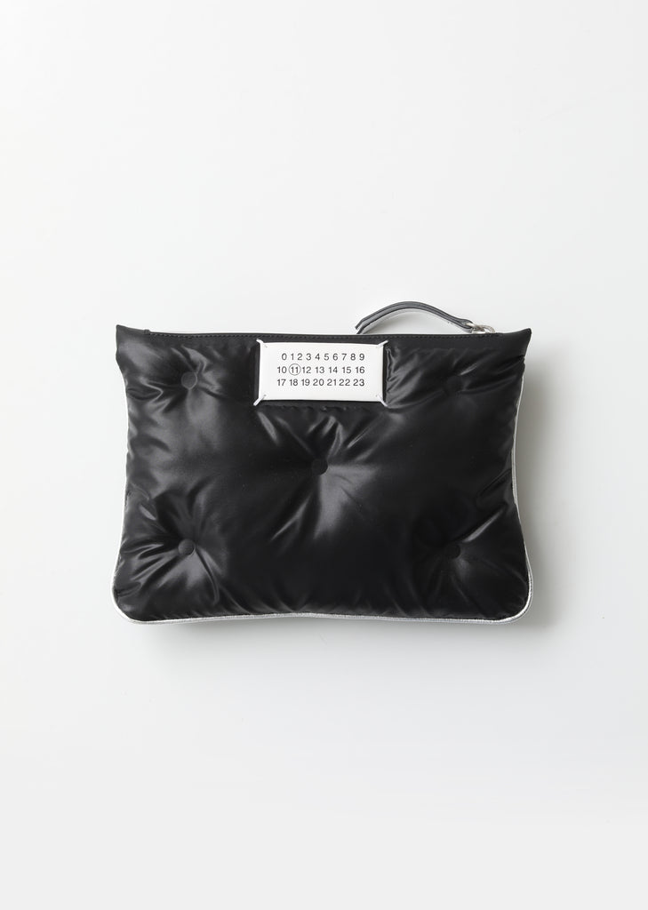 Quilted Logo Zipper Pouch