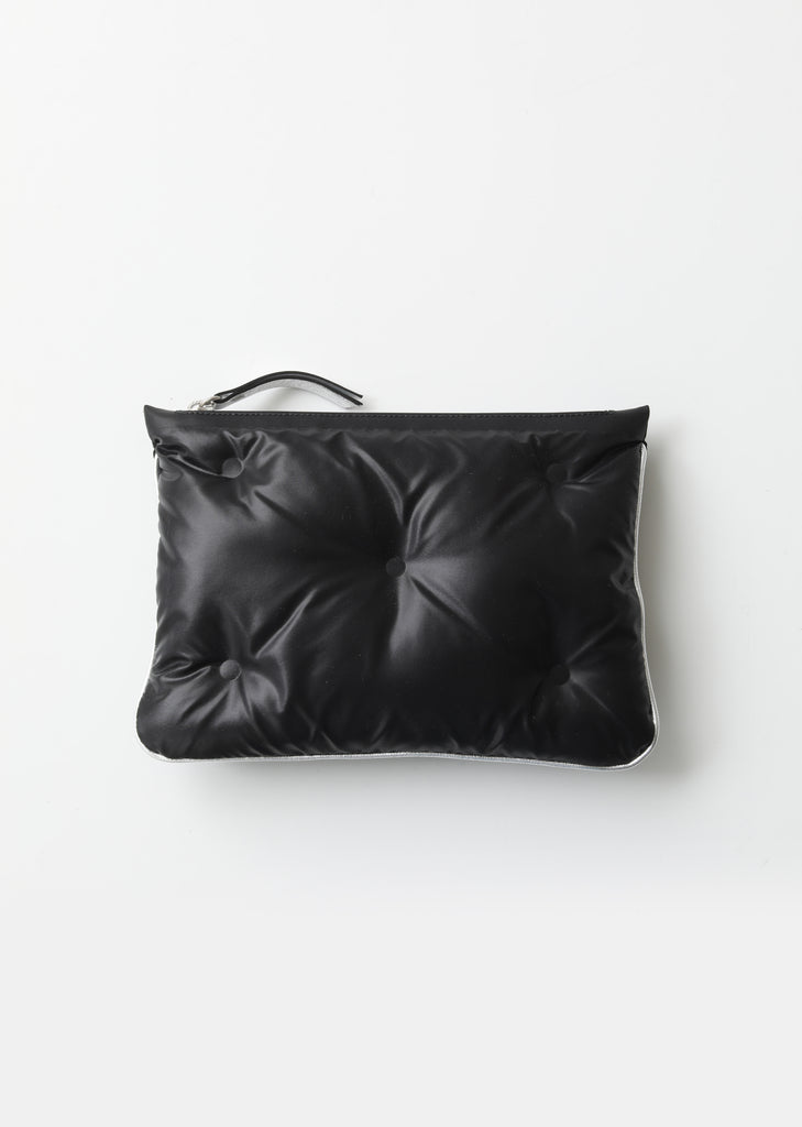 Quilted Logo Zipper Pouch