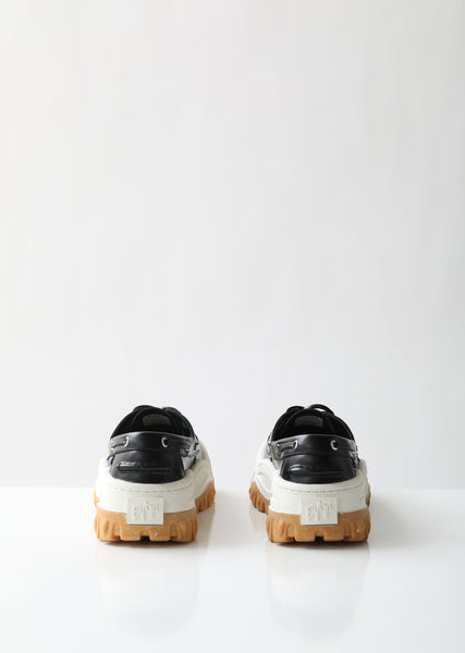 Mykonos Leather Platform Loafers