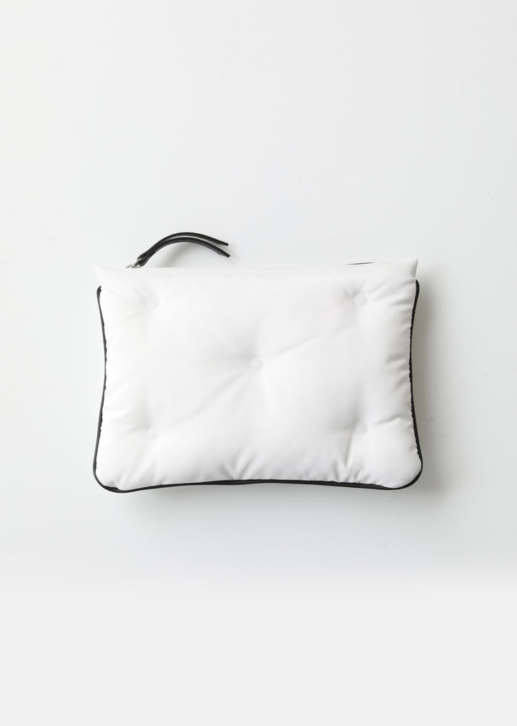 Quilted Logo Zipper Pouch