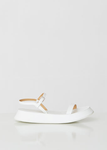 Monochrome Platform Leather Sandals