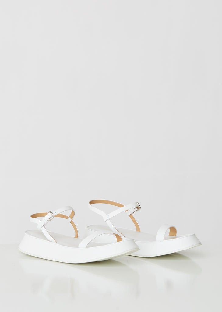 Monochrome Platform Leather Sandals