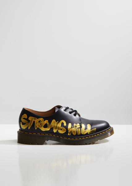 Dr. Martens Hand Painted Smooth Leather Oxfords by Comme des
