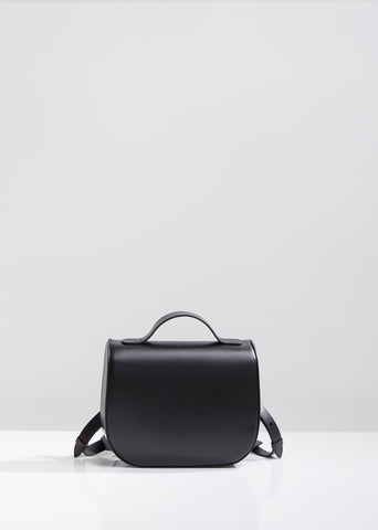 Leather Box Backpack