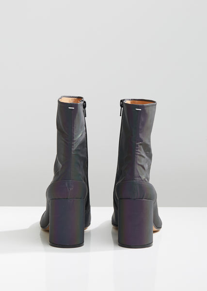 Maison Margiela Bootie 2018 Iridescent Tabi Ankle Boots By Maison