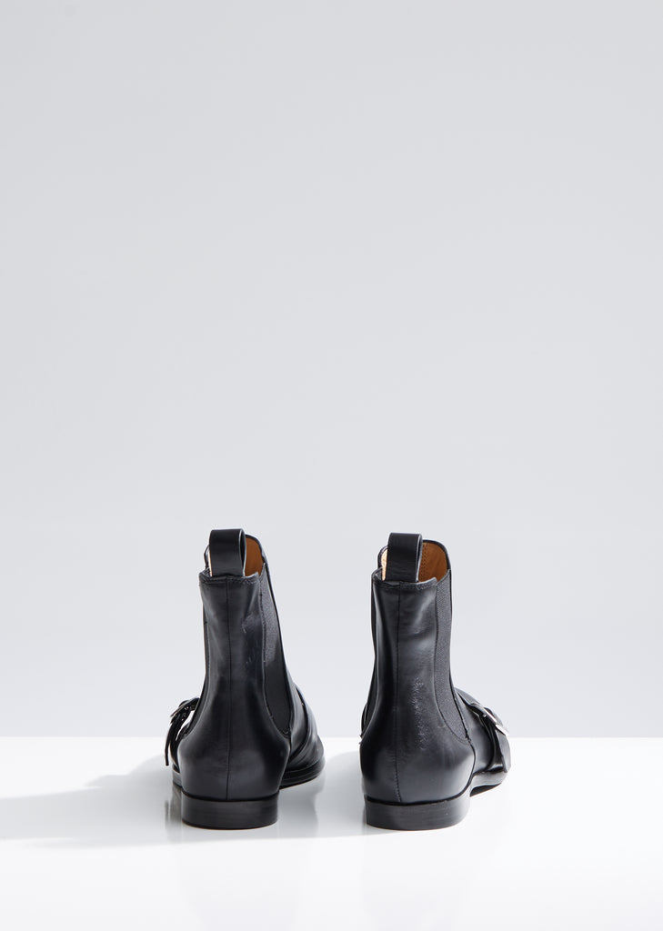 Chelsea Ankle Boots with Buckle