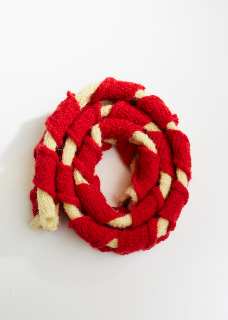 Braided Two-Tone Scarf