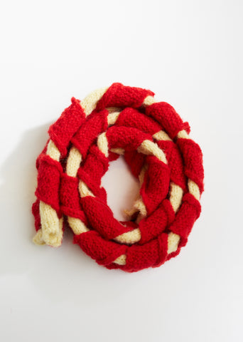 Braided Two-Tone Scarf