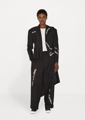 Painted Asymmetric Jacket