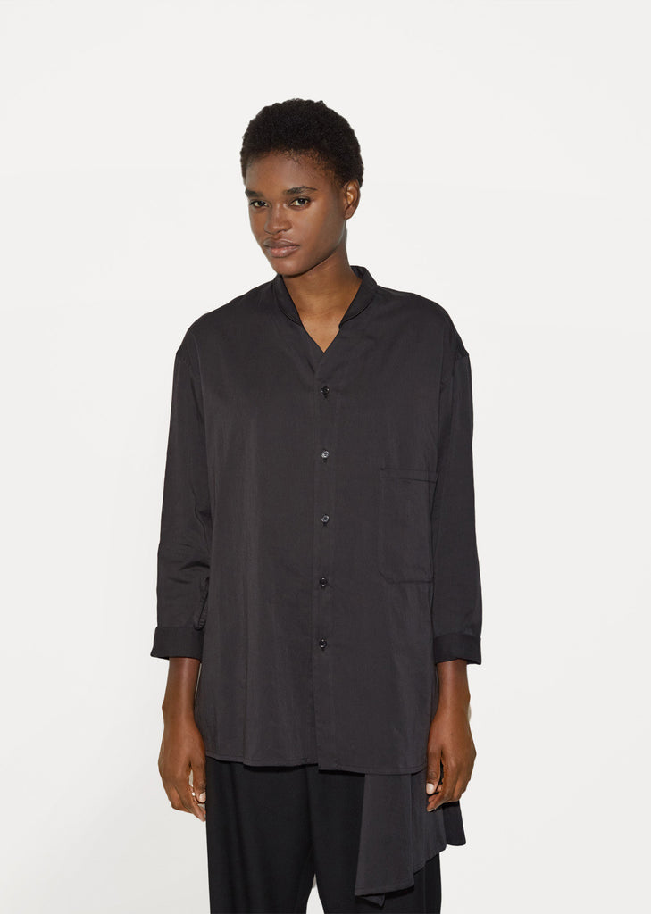 Vintage Satin Apron Shirt