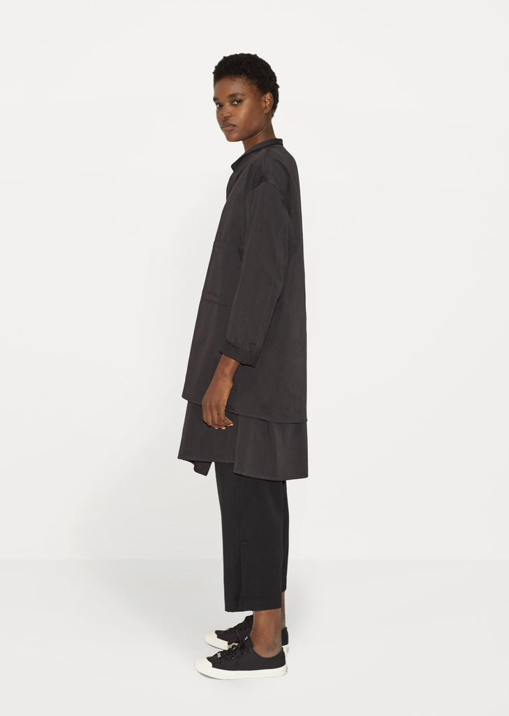 Vintage Satin Apron Shirt