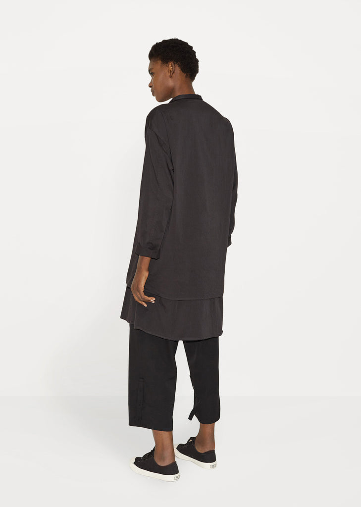 Vintage Satin Apron Shirt