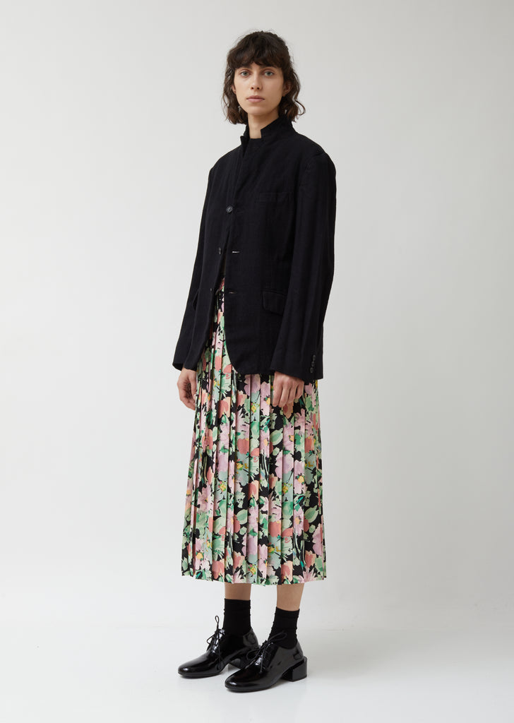 Wool Flannel Garment Treated Blazer