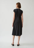 Sleeveless Gathered Dress