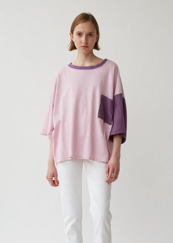 Jersey 2-tone Pocket Tee