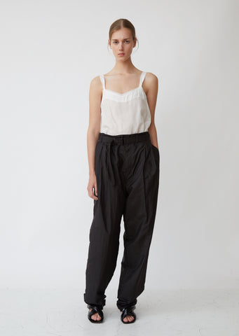 Woven Suiting Pleated Pants