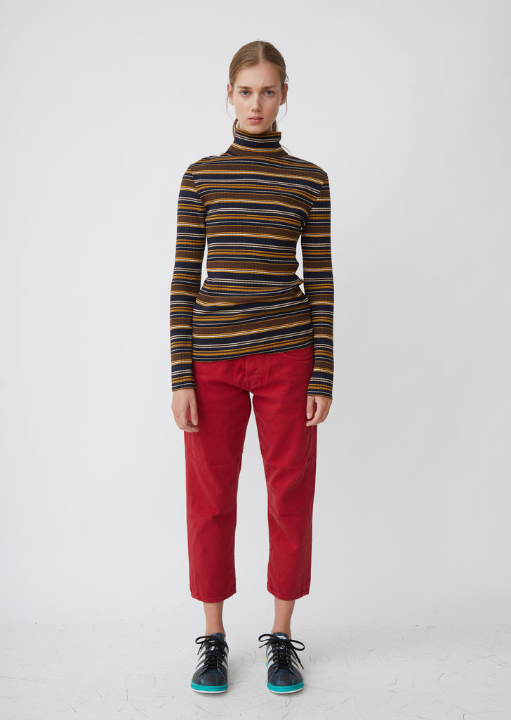 Striped Turtleneck