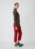 Striped Turtleneck
