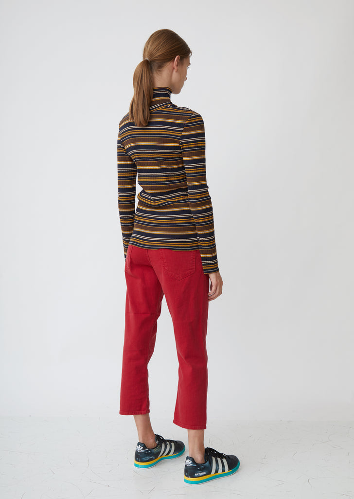 Striped Turtleneck