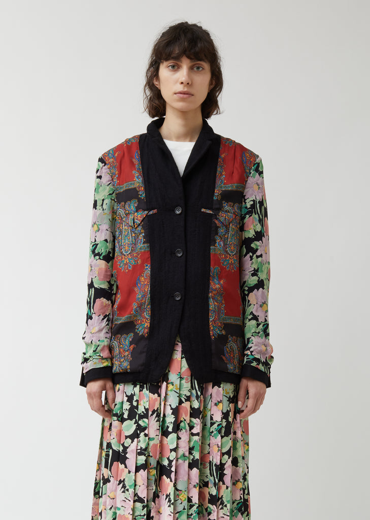 Wool Flannel Garment Treated Blazer