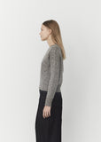 Cable Sweatshirt — Mid Grey