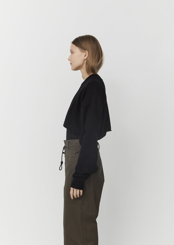 Cropped Wool Sweater