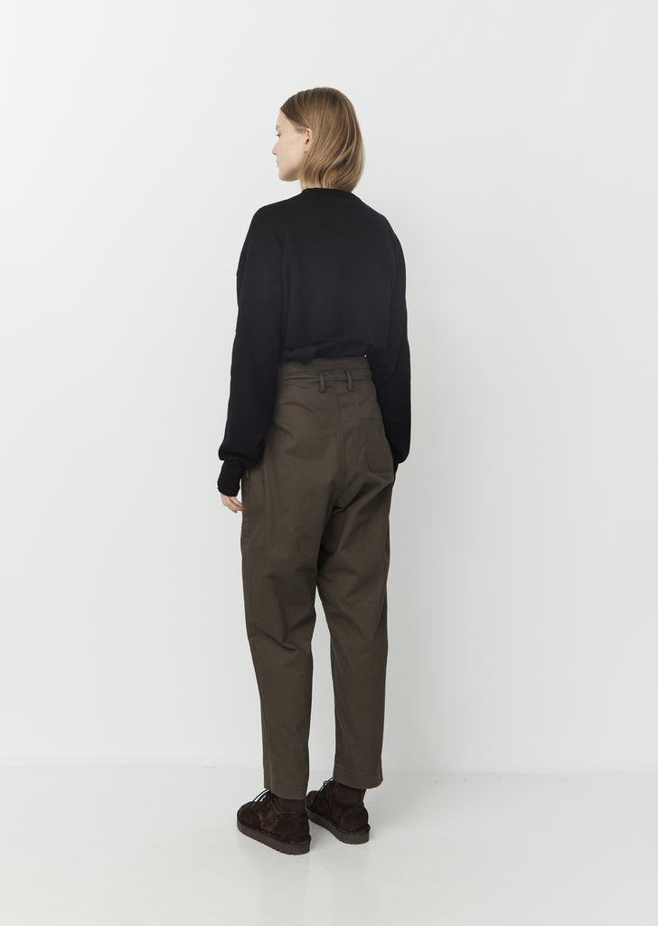 Cropped Wool Sweater