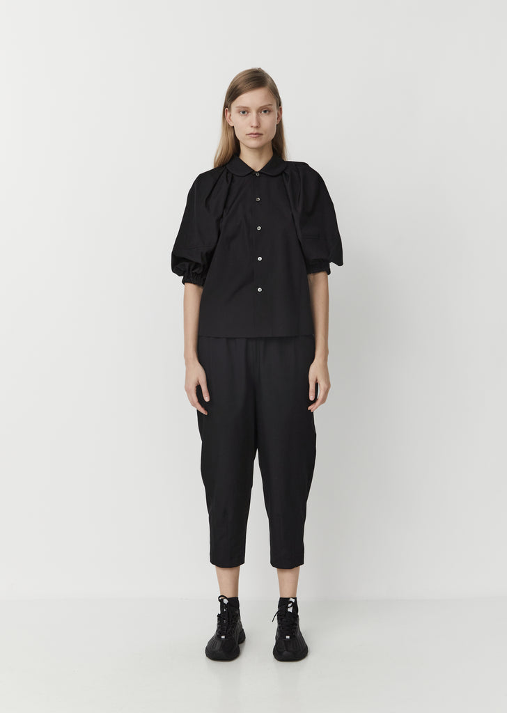 Curved Drawstring Pants