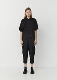 Curved Drawstring Pants