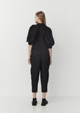 Curved Drawstring Pants