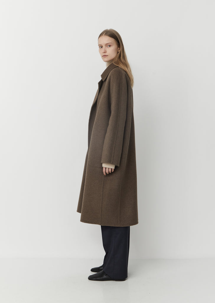 Double-Face Undyed Natural Yak Coat