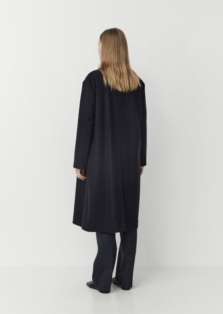 Reversible Wool Cashmere  & Cotton Pure Coat