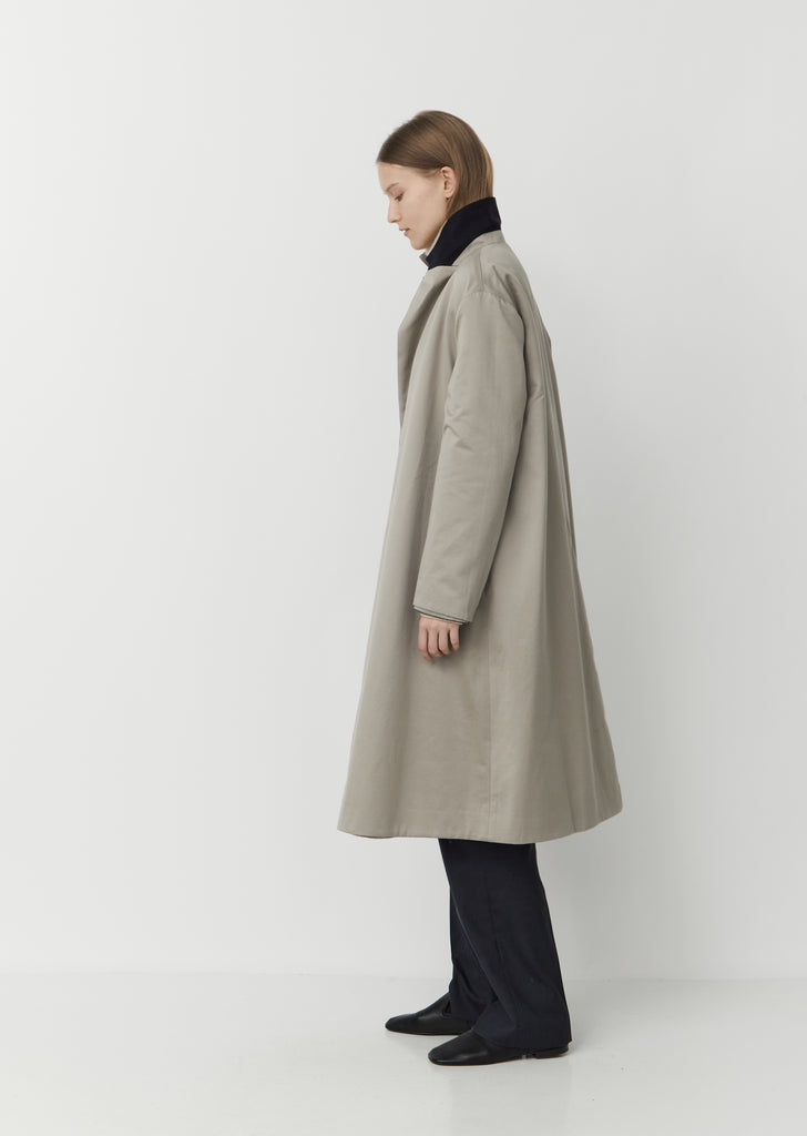 Reversible Wool Cashmere  & Cotton Pure Coat