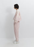 Iridescent Logo Hand-Bleached Zip Lounge Pants
