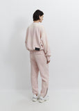 Iridescent Logo Hand-Bleached Zip Lounge Pants