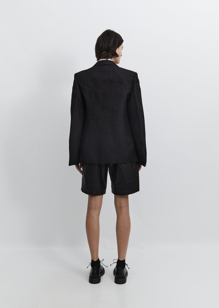 Wool Single-Breasted Jacket