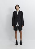 Wool Single-Breasted Jacket