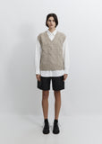 Cable Knit Vest
