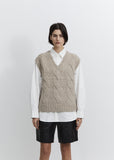 Cable Knit Vest