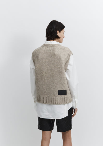 Cable Knit Vest – La Garçonne