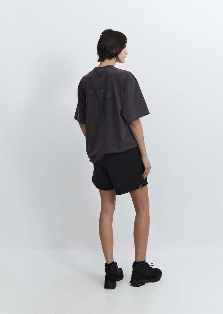 Iridescent Logo Shorts — Black