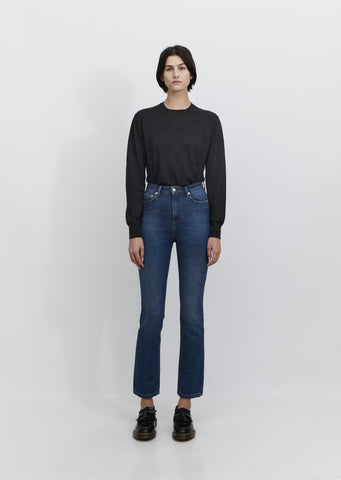 Lilou 5 Pocket Denim Jeans — Washed Blue