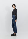 Lilou 5 Pocket Denim Jeans — Washed Blue