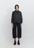 Women's Cotton Serge Work Jacket — Black
