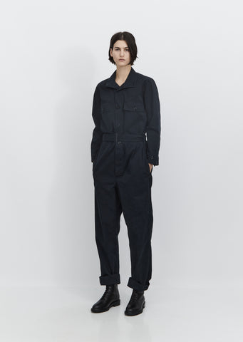Tough Cotton Twill Overalls — Jau Ink