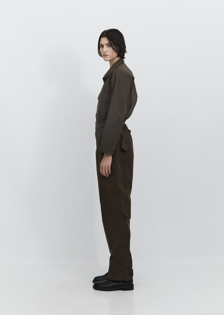 Tough Cotton Twill Overalls — Jau Peat