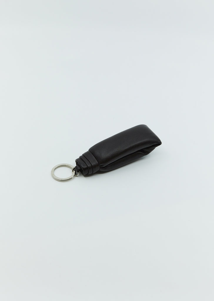 Wadded Key Holder — Dark Chocolate