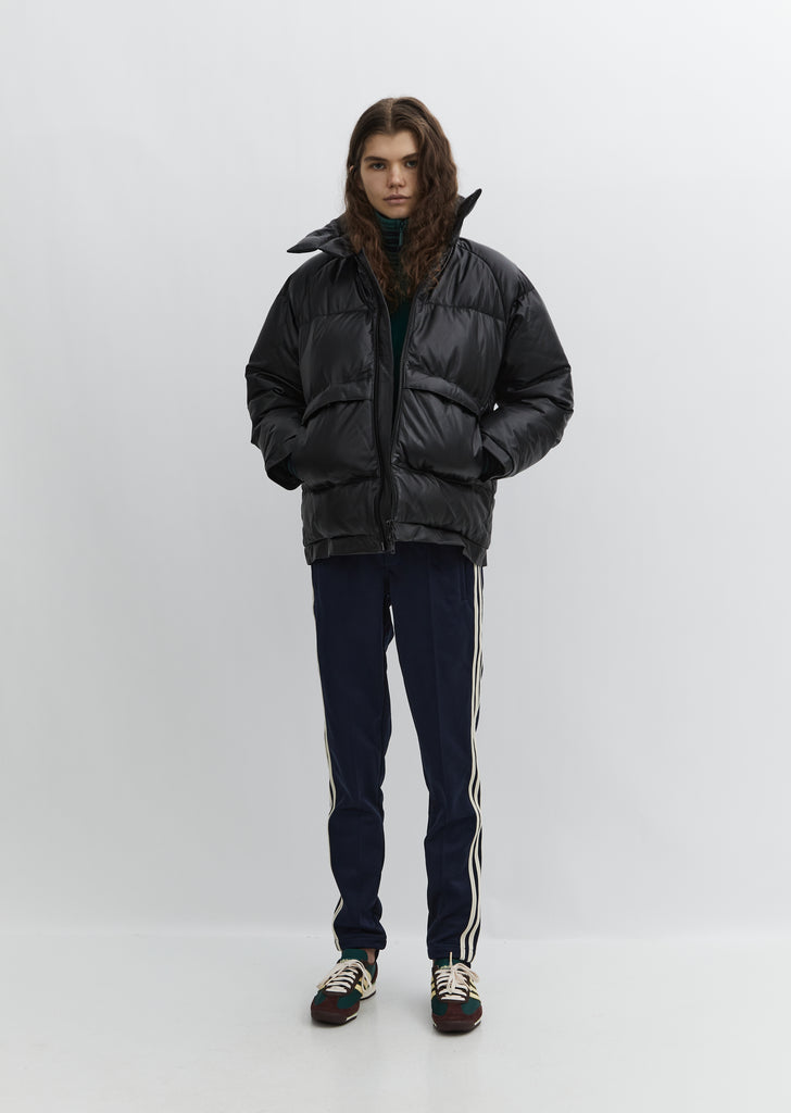 Leather Puffer