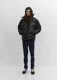 Leather Puffer